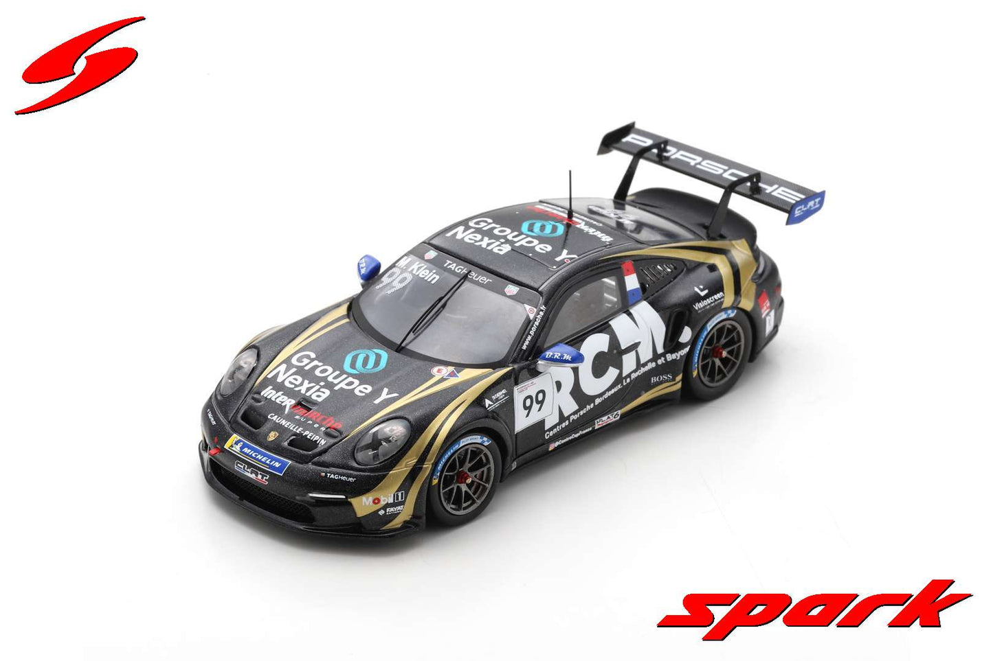 Spark SF301 1/43 Porsche 911 GT3 Cup No.99 Porsche Carrera Cup France Champion 2022Marvin Klein