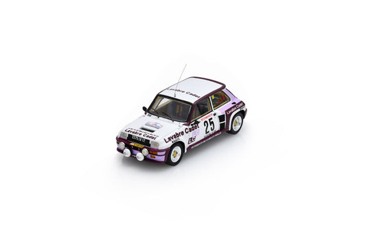 【2026年6月以降発売予定】 Spark SF347 1/43 Renault 5 Turbo No.25 Criterium de Touraine 1983 D. Auriol - P. Nouaille