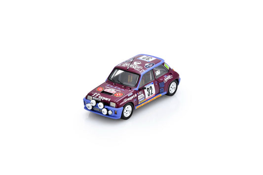 【2026年7月以降発売予定】 Spark SF348 1/43 Renault 5 Turbo No.32 Tour de Corse 1984 D. Auriol - B. Occelli