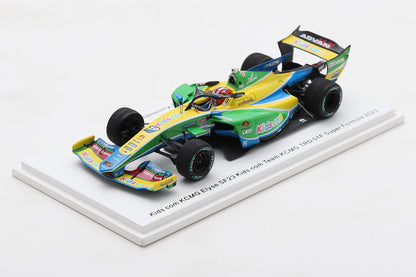 Spark SFJ008 1/43 Kids com KCMG Elyse SF23 No.18 Kids com Team KCMG TRD 01F Super Formula 2023Yuji Kunimoto