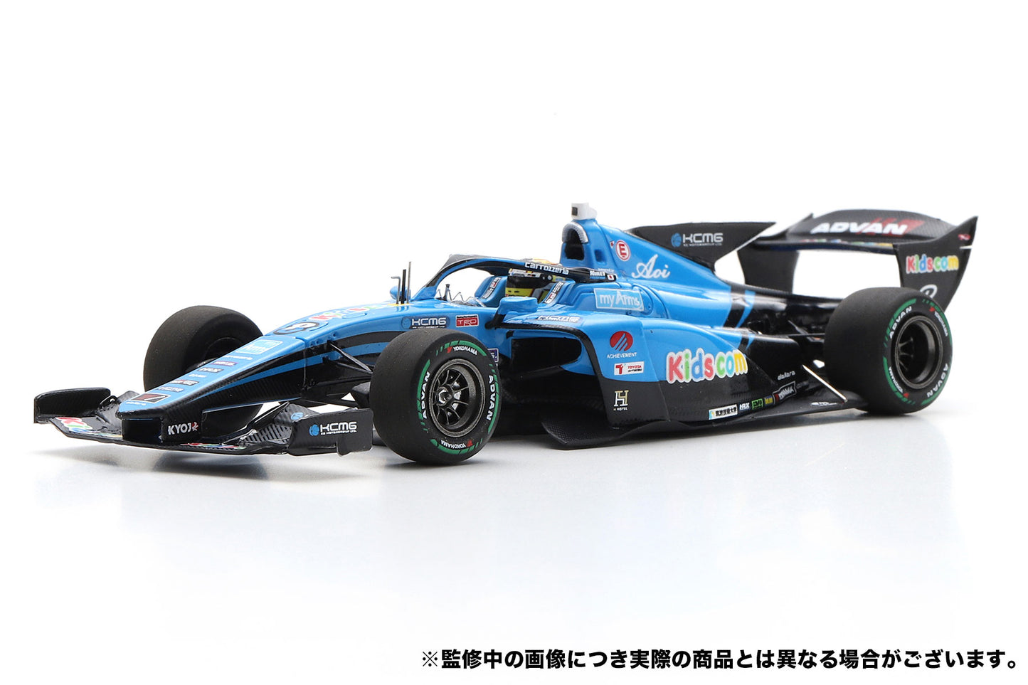 8 福住 仁嶺 Nirei Fukuzumi Kids com Team KCMG SUPER FORMULA  2024 SF23 Spark SFJ028 1/43