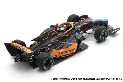 12 三宅 淳詞 Atsushi Miyake ThreeBond Racing SUPER FORMULA  2024 SF23 Spark SFJ029 1/43