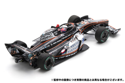 38 阪口 晴南 Sena Sakaguchi VERTEX PARTNERS CERUMO・INGING SUPER FORMULA  2024 SF23 Spark SFJ037 1/43