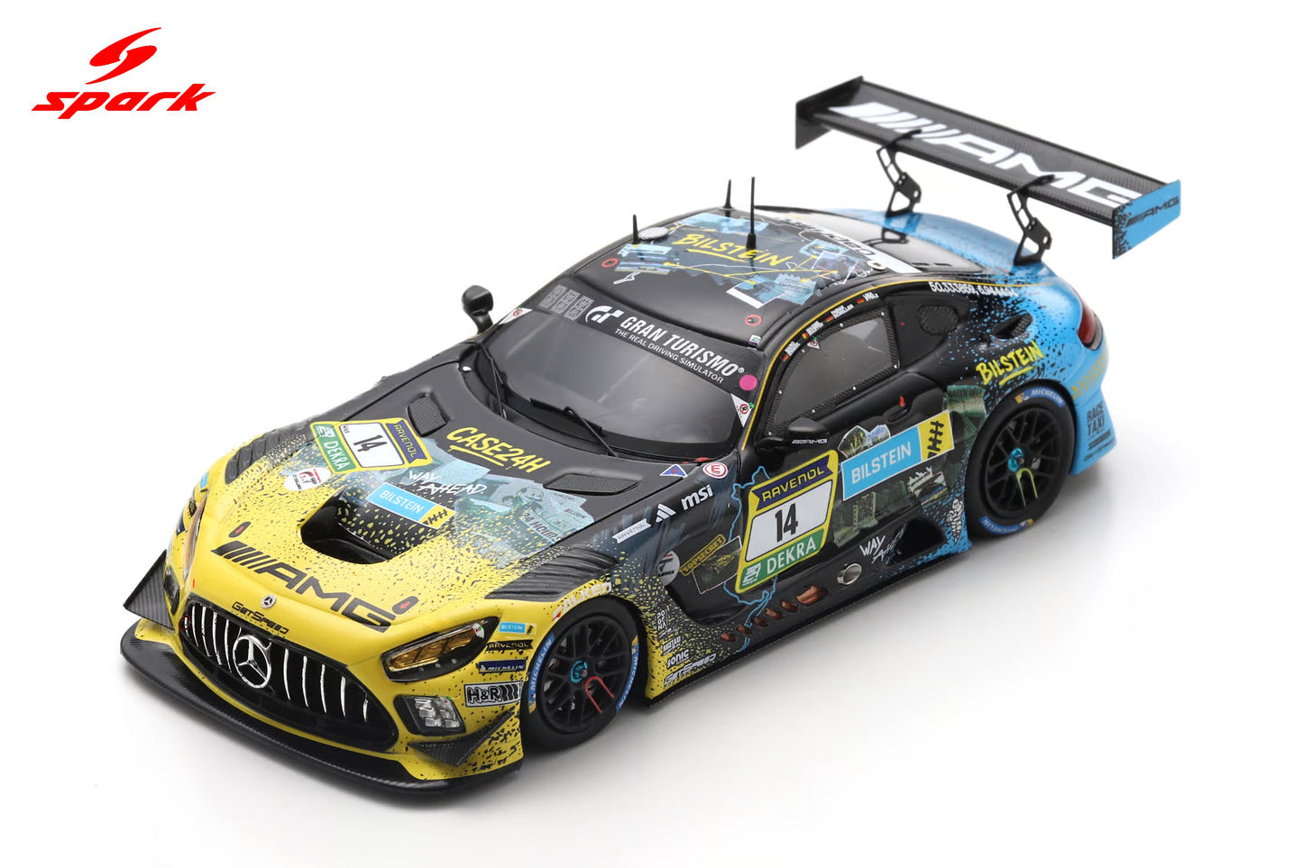 Spark SG1005 1/43 Mercedes-AMG GT3 No.14 Mercedes-AMG Team GetSpeed 24H Nürburgring 2025 M. Engel -M. Martin - F. Schiller - L. Stolz