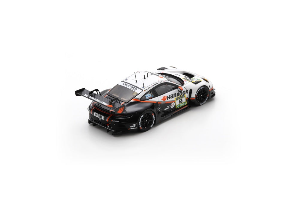 【2026年3月発売予定】 Spark SG1016 1/43 Porsche 911 GT3 R (992) No.55 Hankook Competition 24H Nürburgring 2025 J. Kim - R. Bruins - M. Holzer - S. Cho
