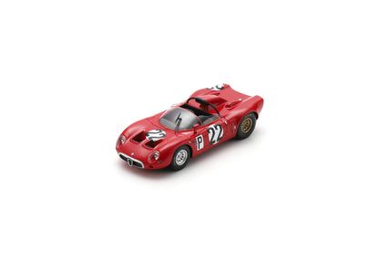 【2025年1月以降発売予定】 Spark SG816 1/43 Alfa Romeo T33 No.22 5th 1000km Nürburgring 1967 R. Bussinello - T. Zeccoli - A. de Adamich - N. Galli