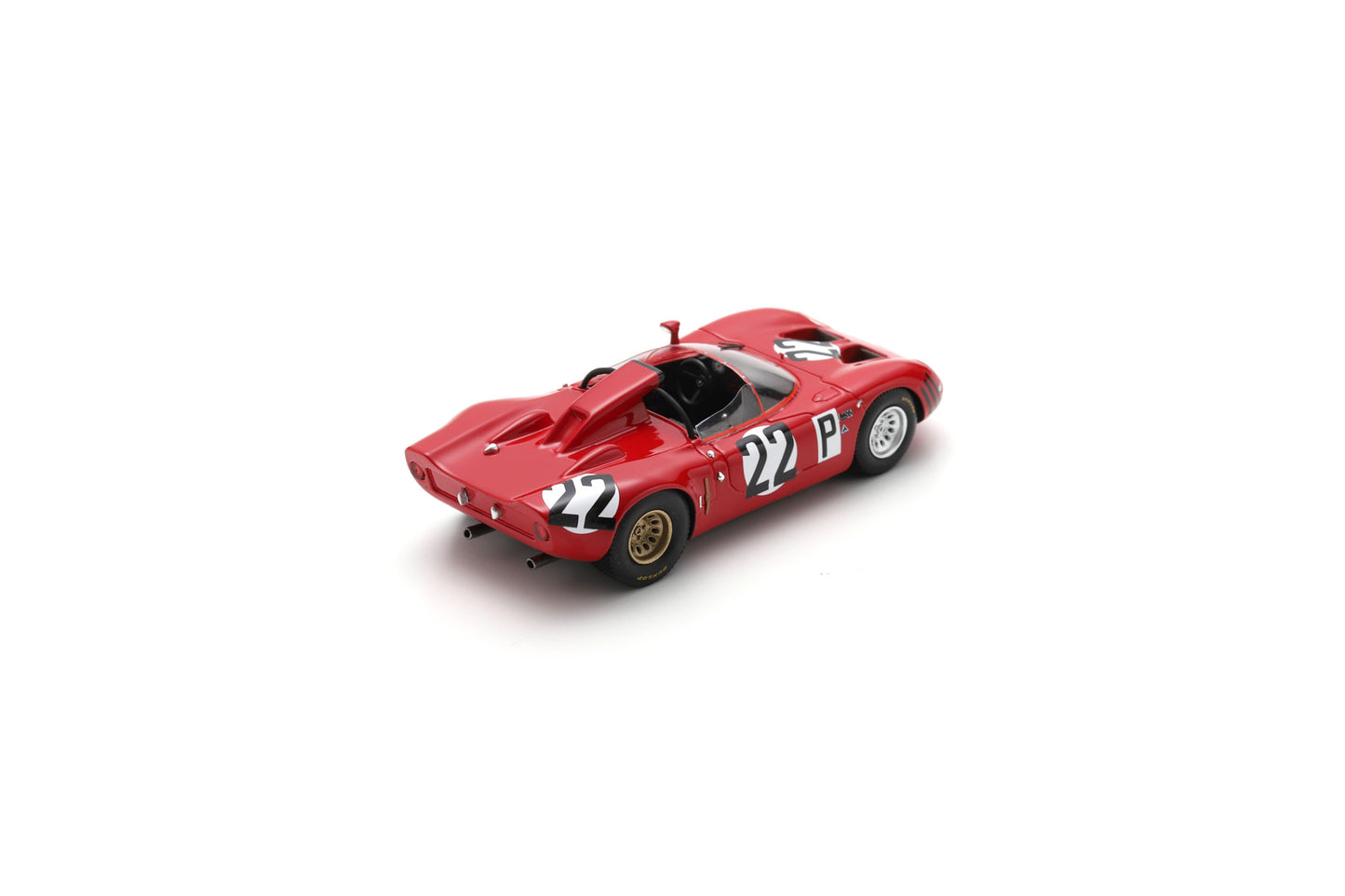 【2025年1月以降発売予定】 Spark SG816 1/43 Alfa Romeo T33 No.22 5th 1000km Nürburgring 1967 R. Bussinello - T. Zeccoli - A. de Adamich - N. Galli