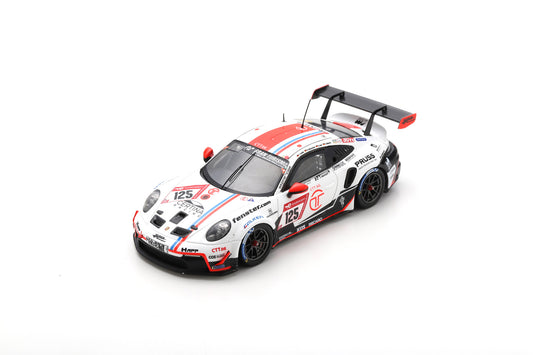 Spark SG855 1/43 Porsche 911 GT3 CUP No.125 Huber Motorsport 24H Nürburgring 2022J. Schell - S. Aust - C. Bollrath