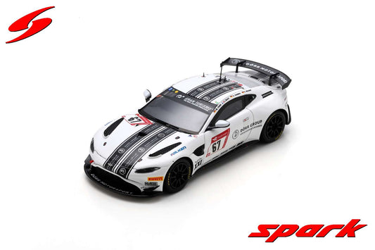 Spark SG918 1/43 Aston Martin Vantage AMR GT4 No.67 Dörr Motorsport 24H Nürburgring 2023T. Nouet - M. Funke - S. Schädler - F. Weishar
