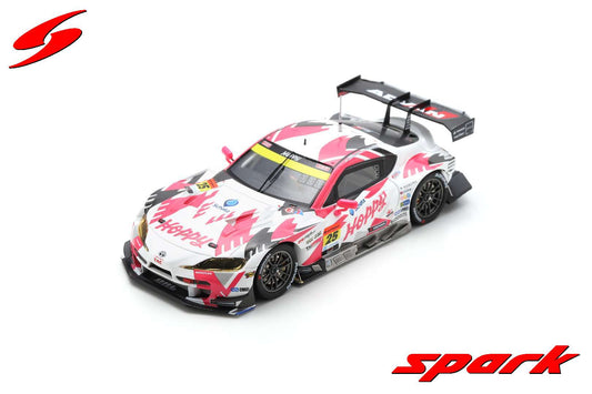 【2025年1月発売予定】  Spark SGT076 1/43 HOPPY Schatz GR Supra GT No.25 HOPPY team TSUCHIYA GT300 SUPER GT 2023 - Togo Suganami - Seita Nonaka