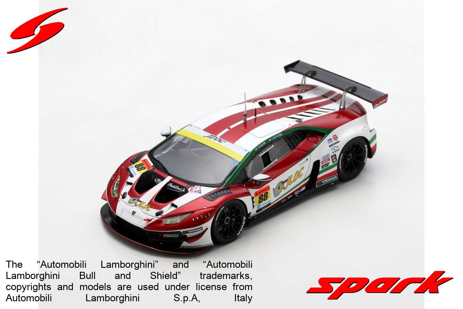 2024年5月発売予定】Spark SGT088 1/43 JLOC Lamborghini GT3 No.88 