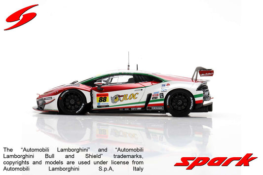 Spark SGT088 1/43 JLOC Lamborghini GT3 No.88 JLOC GT300 SUPER GT 2023 Takashi Kogure - Yuya Motojima