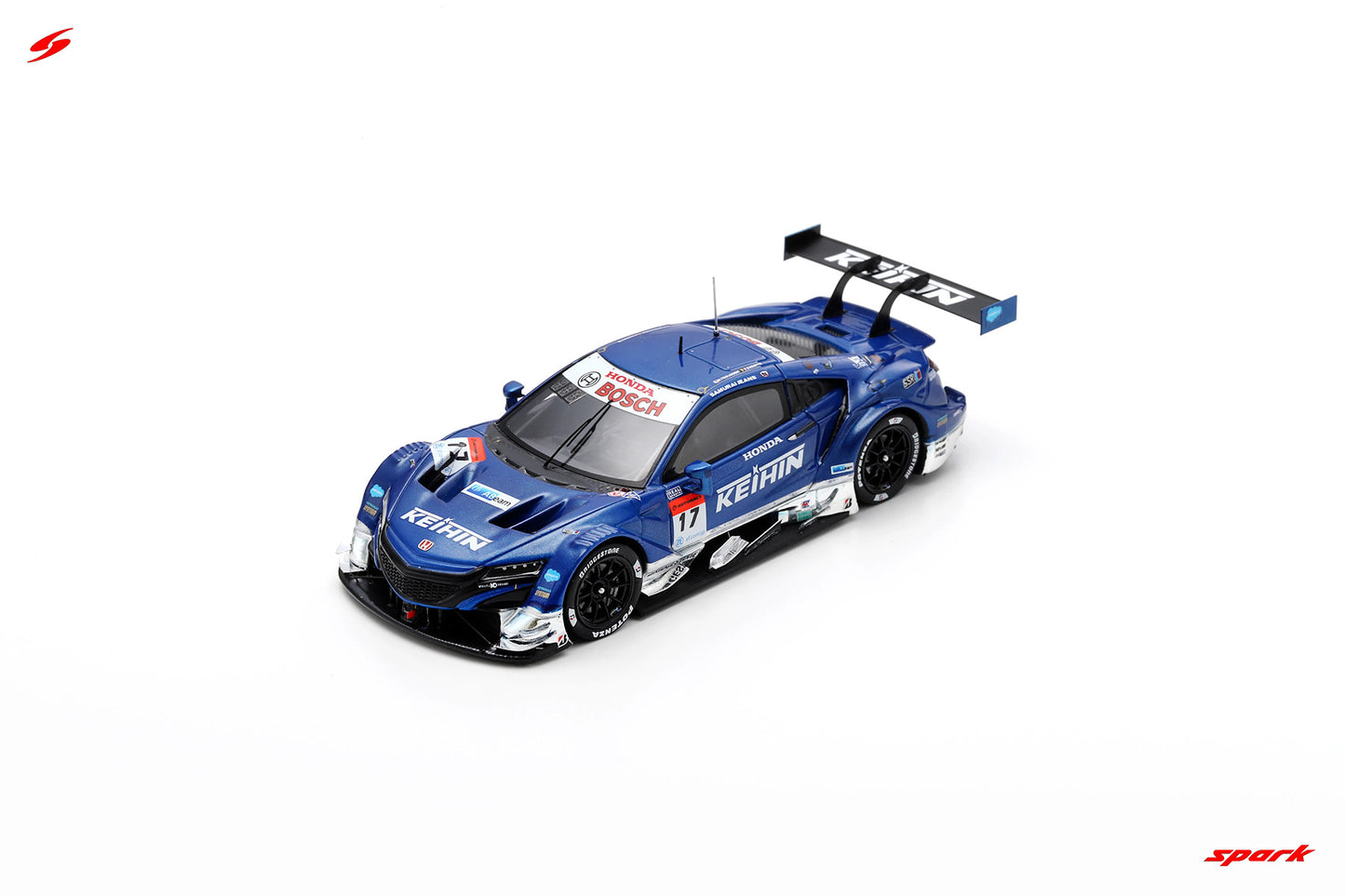 Spark SGT109 1/43 KEIHIN NSX-GT No.17 KEIHIN REAL RACING GT500 SUPER GT 2020 Koudai Tsukakoshi - Bertrand Baguette