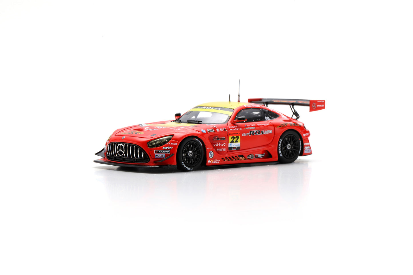 【2025年1月発売予定】Spark SGT171 1/43 R'Qs AMG GT3 No.22 R'Qs MOTOR SPORTS GT300 SUPER GT 2024 H. Wada - M. Jyonai - M. Kano - M. Koyama