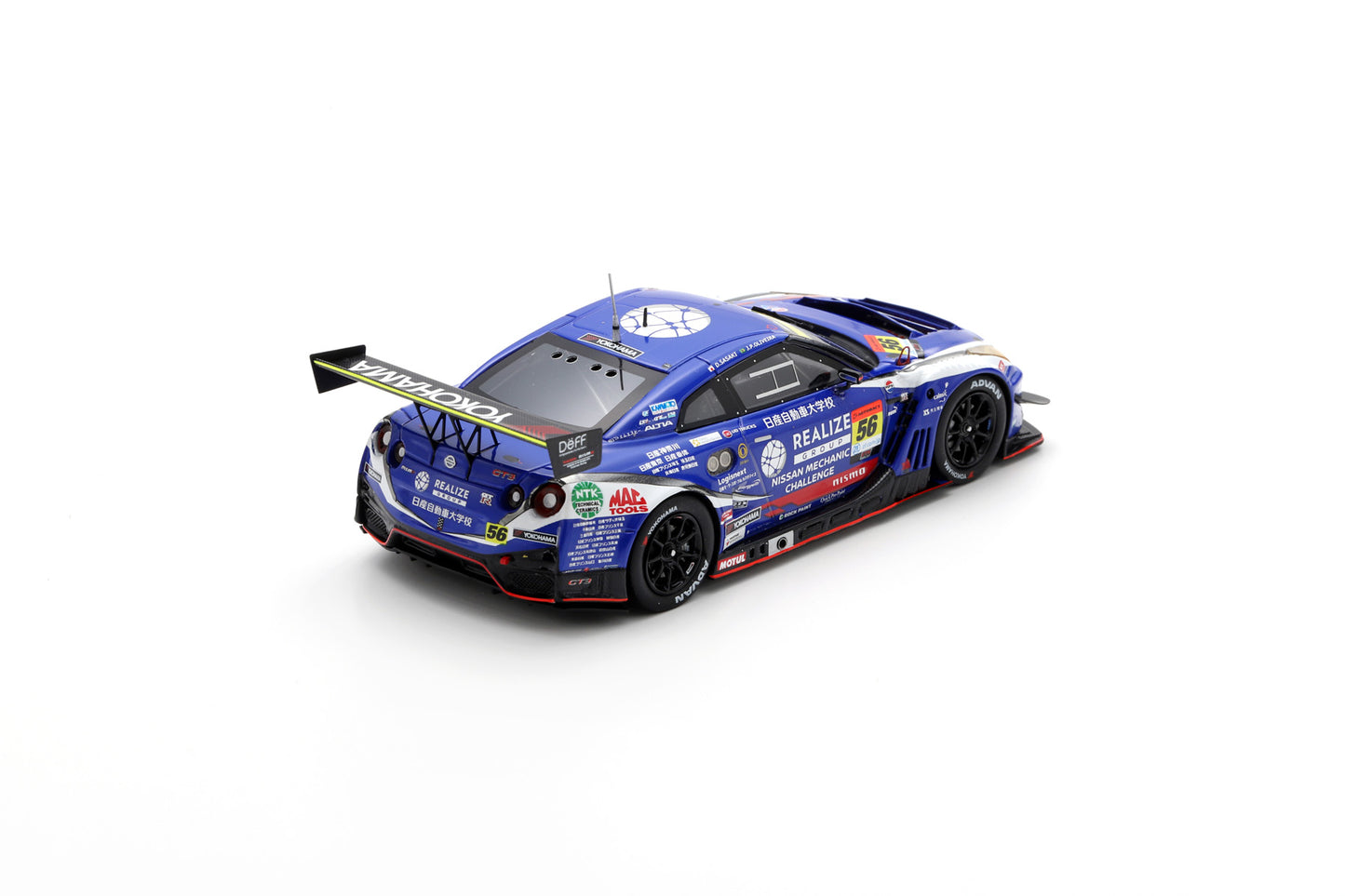 Spark SGT177 1/43 REALIZE NISSAN MECHANIC CHALLENGE GT-R No.56 KONDO RACING GT300 SUPER GT 2024   D. Sasaki - J-Paulo Oliveira