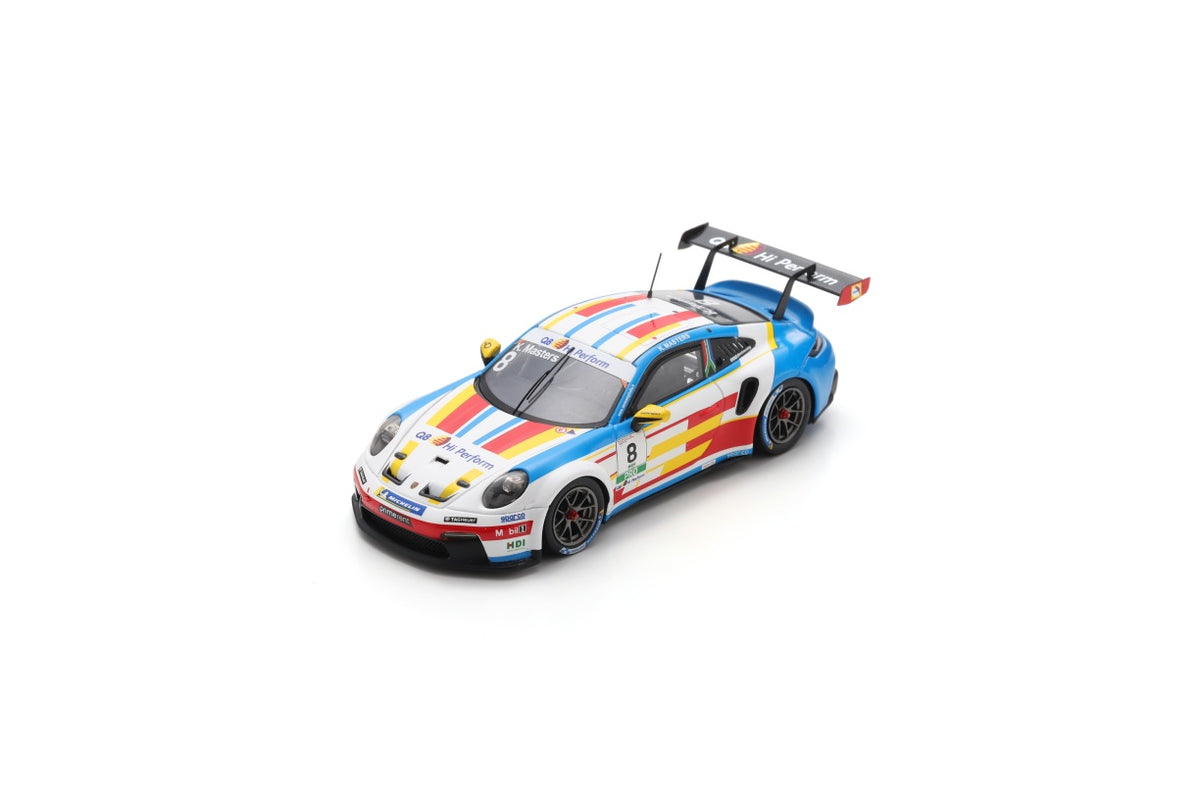 Spark SI040 1/43 Porsche 911 GT3 Cup No.8 Porsche Carrera Cup Italia Champion 2025 Keagan Masters