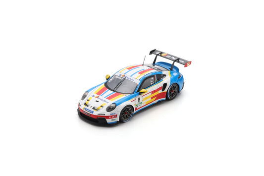 Spark SI040 1/43 Porsche 911 GT3 Cup No.8 Porsche Carrera Cup Italia Champion 2025 Keagan Masters