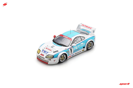 【2026年2月発売予定】 Spark SJ155 1/43 FET SPORTS Toyota Supra No.8 - GT1 JGTC 1995 Naoki. Nagasaka