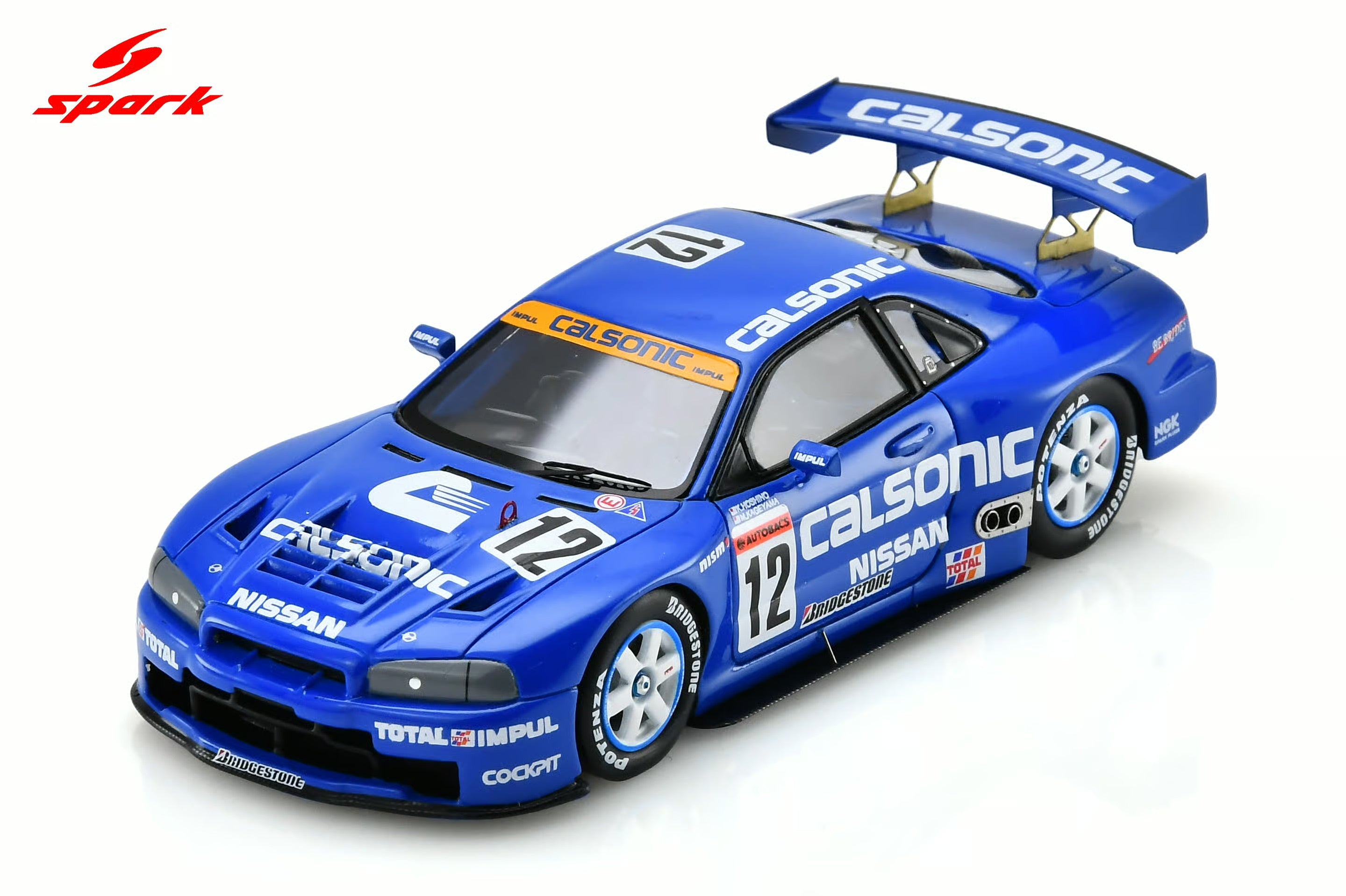 Spark SJ165 1/43 CALSONIC Nissan Skyline GT-R No.12 - GT500 JGTC