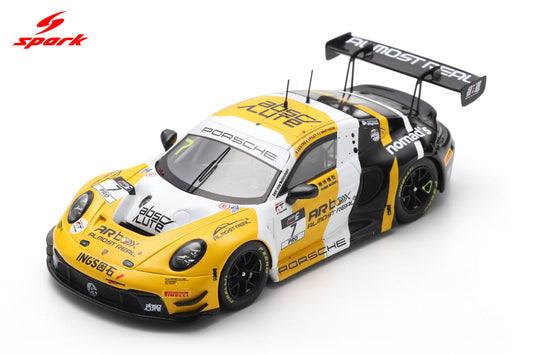 Spark SJ185 1/43 Porsche 911 GT3 R (992) No.7 Absolute Racing 2nd Suzuka 1000km 2025 L. Vanthoor - K. Estre - P. Pilet