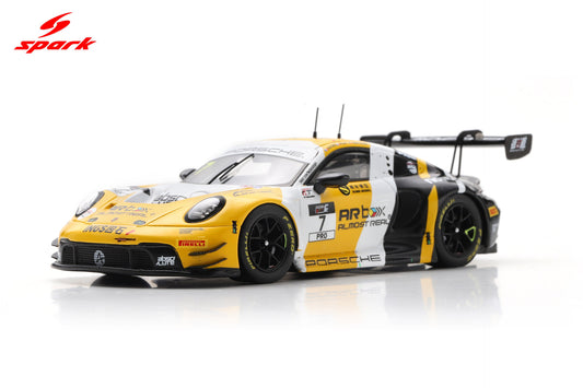 Spark SJ185 1/43 Porsche 911 GT3 R (992) No.7 Absolute Racing 2nd Suzuka 1000km 2025 L. Vanthoor - K. Estre - P. Pilet