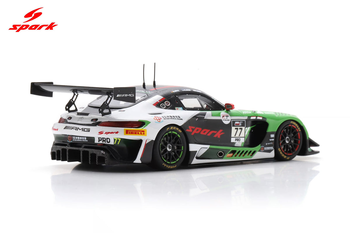 Spark SJ191 1/43 Mercedes-AMG GT3 EVO No.77 Mercedes-AMG Team Craft-Bamboo Racing 10th Suzuka 1000km 2025 K. Ohta - M. Götz - R. Aron