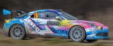 Spark S6897 1/43 Alpine A110 Rally RGT No.70 Bastien Heron Racing Rally Monte Carlo 2025 ( 3rd RGT ) C. Berard - C. Bernabo