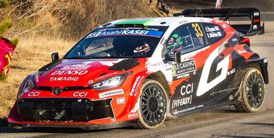 【2026年7月発売予定】 Spark S6913 1/43 TOYOTA GR Yaris Rally1 No.33 TOYOTA GAZOO RACING WRT 2nd Monte Carlo Rally 2026
E. Evans - S. Martin