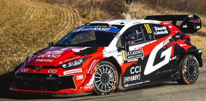 Spark S6914 1/43 TOYOTA GR Yaris Rally1 No.18 TOYOTA GAZOO RACING WRT Monte Carlo Rally 2026T. Katsuta - A. Johnston