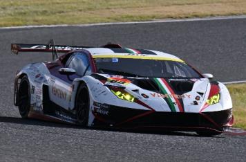 Spark 43SGT2024C3 1/43 VENTENY Lamborghini GT3 No.88 JLOC Champion GT300 SUPER GT 2024 with CHAMPION BOARD T. Kogure - Y. Motojima