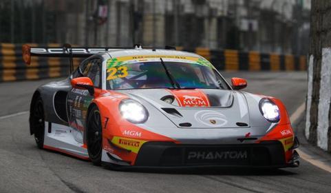 【2026年11月以降発売予定】 Spark 64S118 1/64 Porsche 911 GT3 R (992) No.23 Phantom Global Racing Macau GT Cup - FIA GT World Cup 2025 Dorian BOCCOLACCI