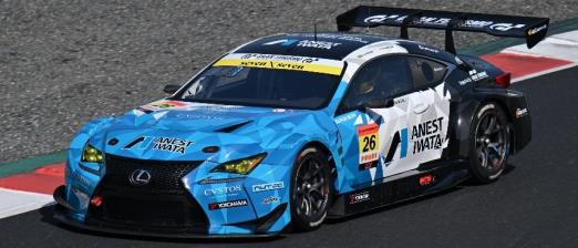 【2025年11月以降発売予定】  Spark 43SGT25026 1/43 ANEST IWATA RC F GT3 ANEST IWATA Racing No.26 GT300 SUPER GT 2025 I. Omura Fraga - H. Yasuda
