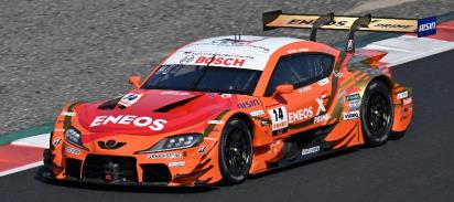 Spark 64SGT25014 1/64 ENEOS X PRIME GR Supra TGR TEAM ENEOS ROOKIE No.14 GT500 SUPER GT 2025 K. Oshima - N. Fukuzumi