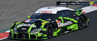 Spark 64SGT25037 1/64 Deloitte TOM'S GR Supra TGR TEAM Deloitte TOM'S No.37 GT500 SUPER GT 2025 U. Sasahara - G. Alesi