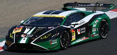 【2026年12月以降発売予定】 Spark 43SGT26087 1/43 JLOC Lamborghini GT3 JLOC No.87 GT300 SUPER GT 2026 Y. Motojima - K. Matsuura