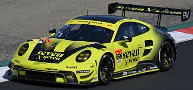 【2026年12月以降発売予定】 Spark 43SGT26666 1/43 seven x seven PORSCHE GT3R EVO seven x seven Racing No.666 GT300 SUPER GT 2026 S. Muller - K. Fujinami