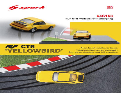 【2026年10月発売予定】 Spark 64S158 1/64 RUF CTR Prototype Nürburgring (With special base)