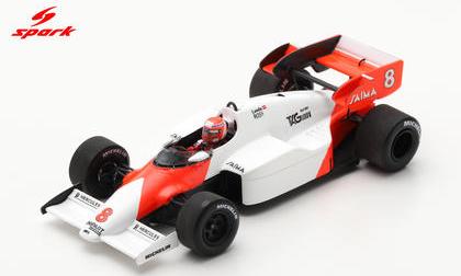 【2026年9月発売予定】 Spark S5395 1/43 McLaren MP4-2 No.8 Winner British GP 1984 Niki Lauda