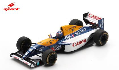 【2026年9月発売予定】 Spark S7476 1/43 Williams FW15C No.2 Winner French GP 1993 Alain Prost