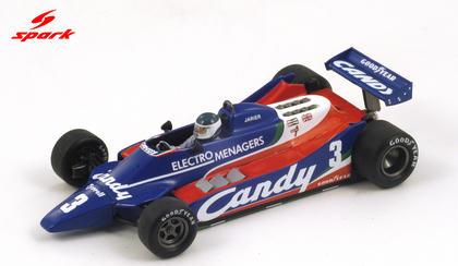 【2026年9月発売予定】 Spark S1883 1/43 Tyrrell 010 No.3 5th Belgian GP 1980 Jean-Pierre Jarier