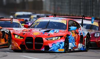 【発売中止】 Spark SA297 1/43 BMW M4 GT3 No.31 Team WRT 3rd FIA GT World Cup Macau 2024 Sheldon van der Linde