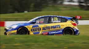 【2026年2月以降発売予定】 Spark UK030 1/43 NAPA Racing UK No.27 Ford Focus BTCC - Snetterton Race 1 Winner 2025 Dan Cammish