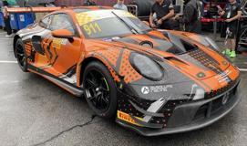 【2025年12月以降発売予定】 Spark 64S037 1/64 Porsche 911 GT3 R (992) No.911 Absolute Racing 4th FIA GT World Cup Macau 2024 Alessio Picariello