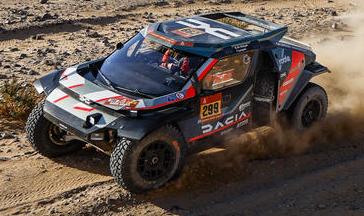 【2026年11月発売予定】 Spark S6261 1/43 Dacia Sandrider No.299 Winner Dakar Rally 2026 N. Al-Attiyah - F. Lurquin