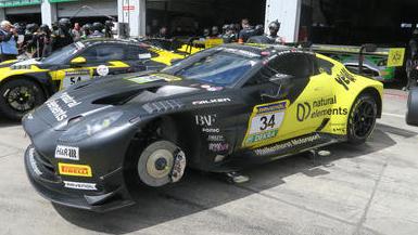 【2027年4月発売予定】 Spark 18SG078 1/18 Aston Martin Vantage AMR GT3 EVO No.34 natural elements by Walkenhorst Motorsport 2nd 24H Nürburgring 2026 C. Krognes - M. Drudi - N. Thiim - F. Fernandez Laser