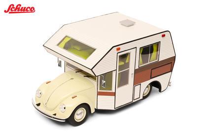 【2026年8月発売予定】 Schuco 18U00186 1/18 1960 VW Beetle Motorhome, beige