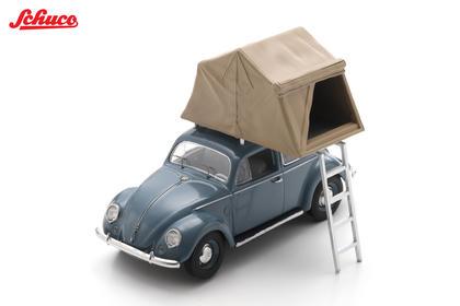 【2026年10月発売予定】 Schuco 43U00107 1/43 1951 VW Beetle with roof tent