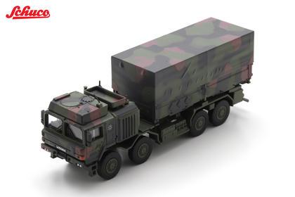 【2026年11月発売予定】 Schuco 87U00131 1/87 2024 Rheinmetall MAN HX2 mil UTF 15t 8x8, camouflage