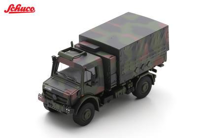 【2026年8月発売予定】 Schuco 87U00016 1/87 2010 LKW 2t hümS Unimog U5023, camouflage