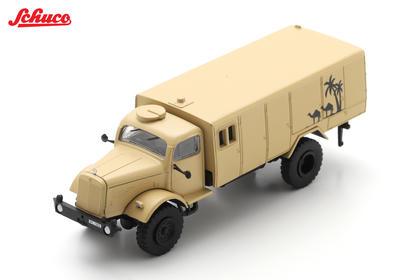 【2026年8月発売予定】 Schuco 87U00040 1/87 1958 Mercedes-Benz LG315 Mobil Home